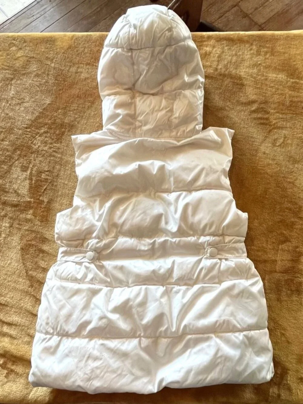 Gymboree white puffer